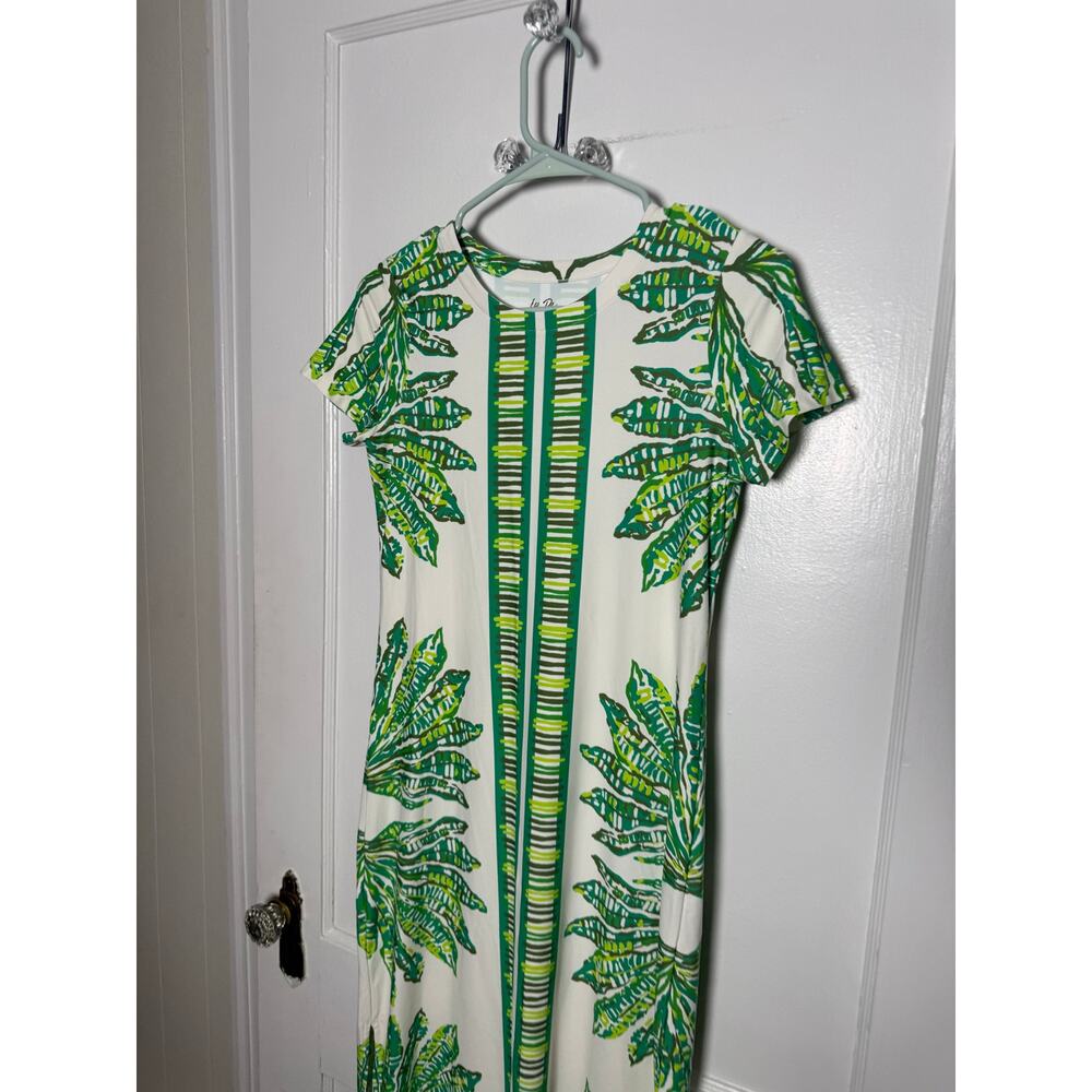 Lilly Pulitzer ChillyLilly Kaden UPF 50 Kitts Green Floral Stretch Maxi Dress XS - Picture 4 of 9